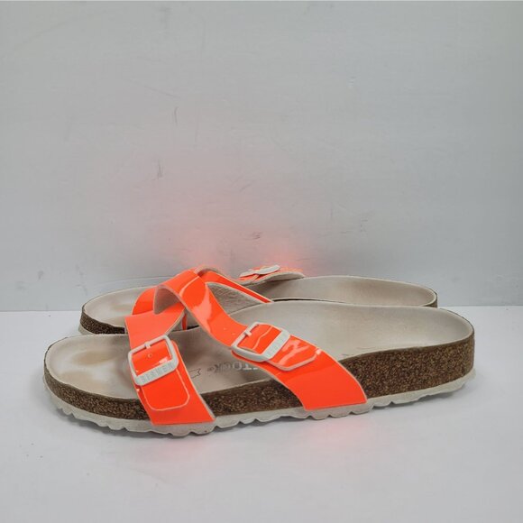 Birkenstock Yao Balance Women's Orange Strap Sandals US Size 8 EU 39 - Picture 2 of 8